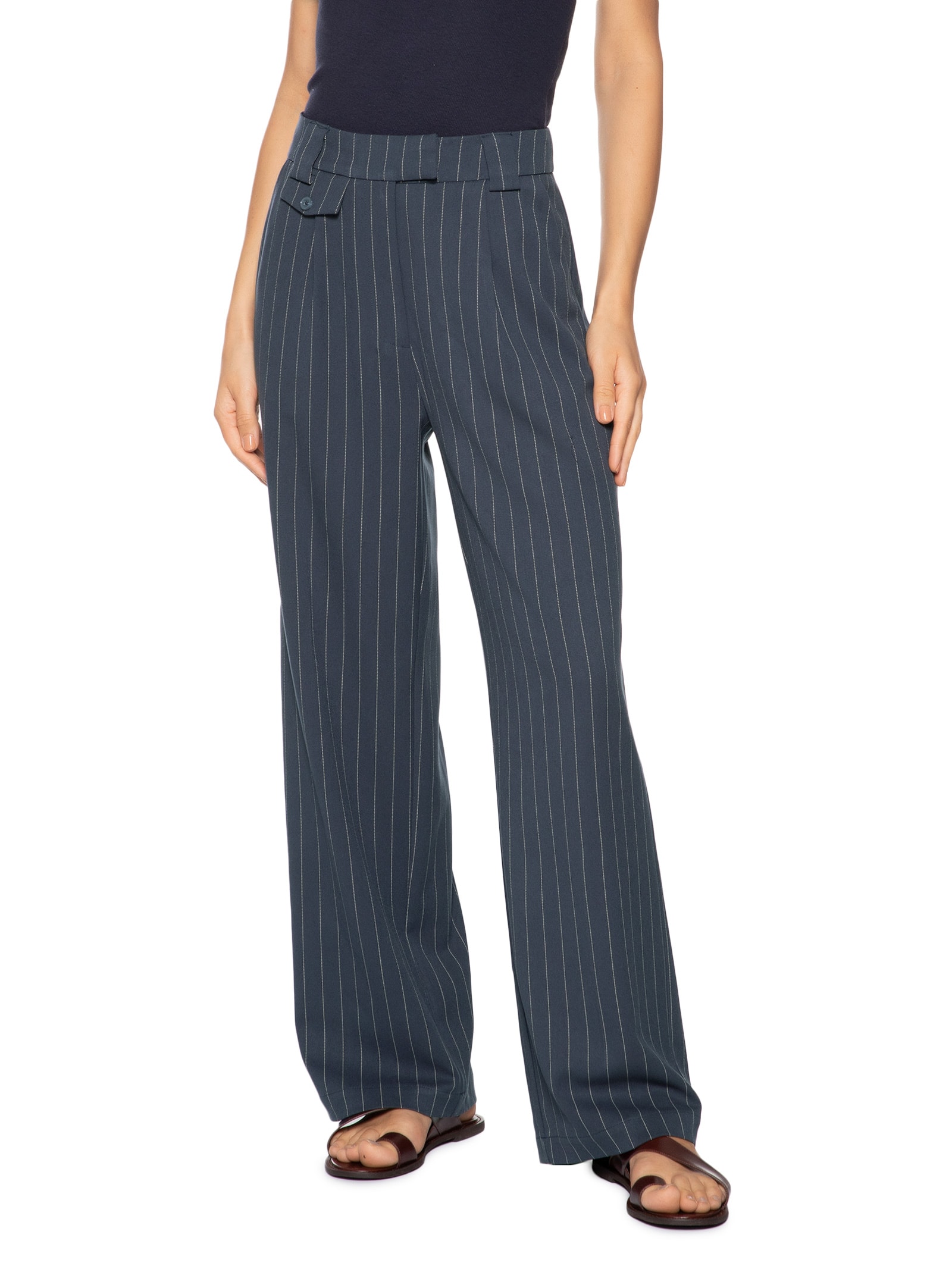 Calça Feminina Alfaiataria Preto Hering