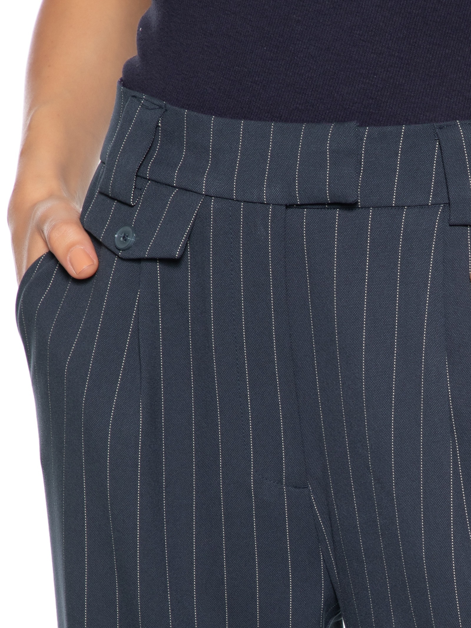 Calça Feminina Alfaiataria Preto Hering