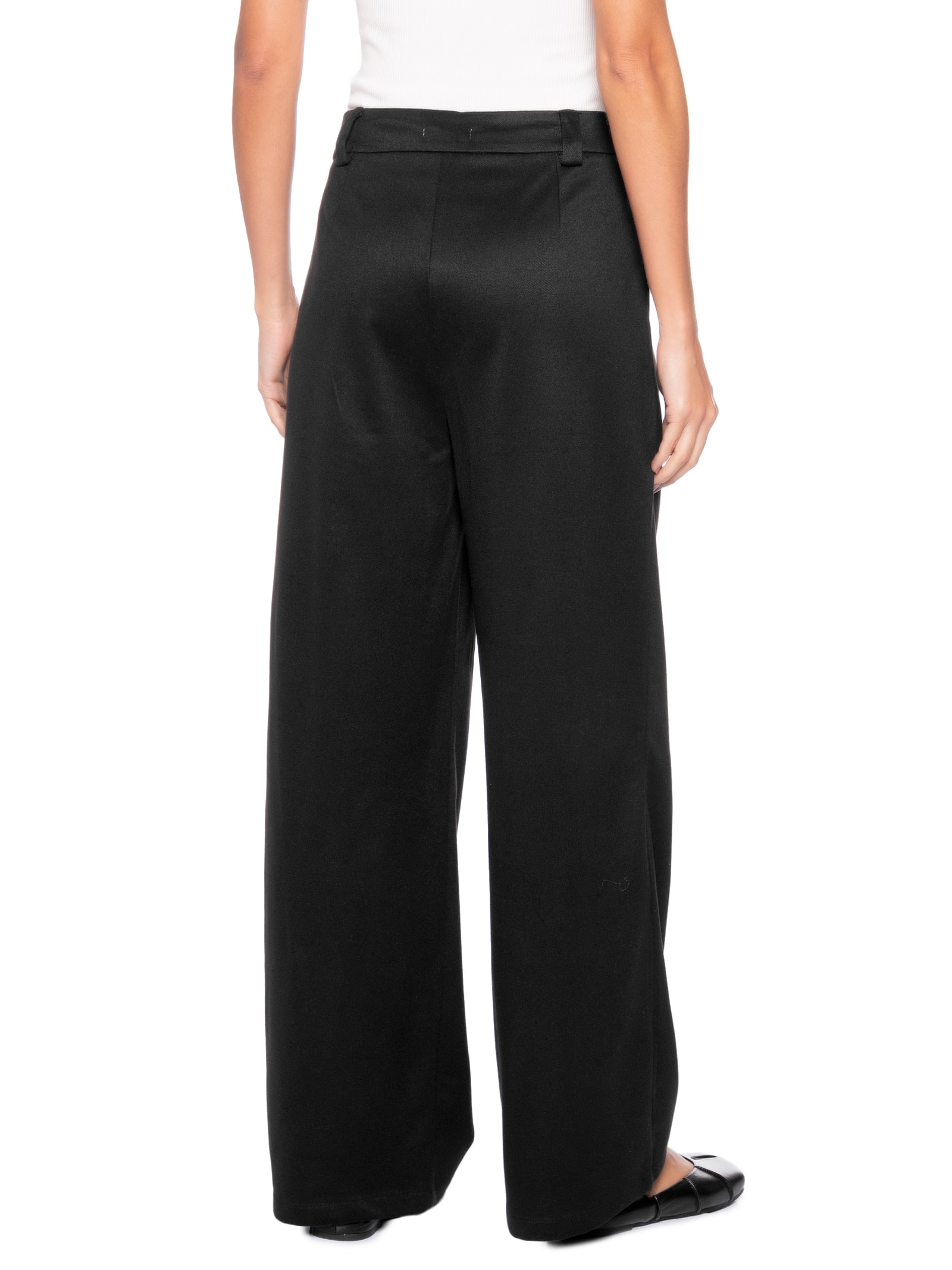 Calça Feminina Alfaiataria Preto Market 33