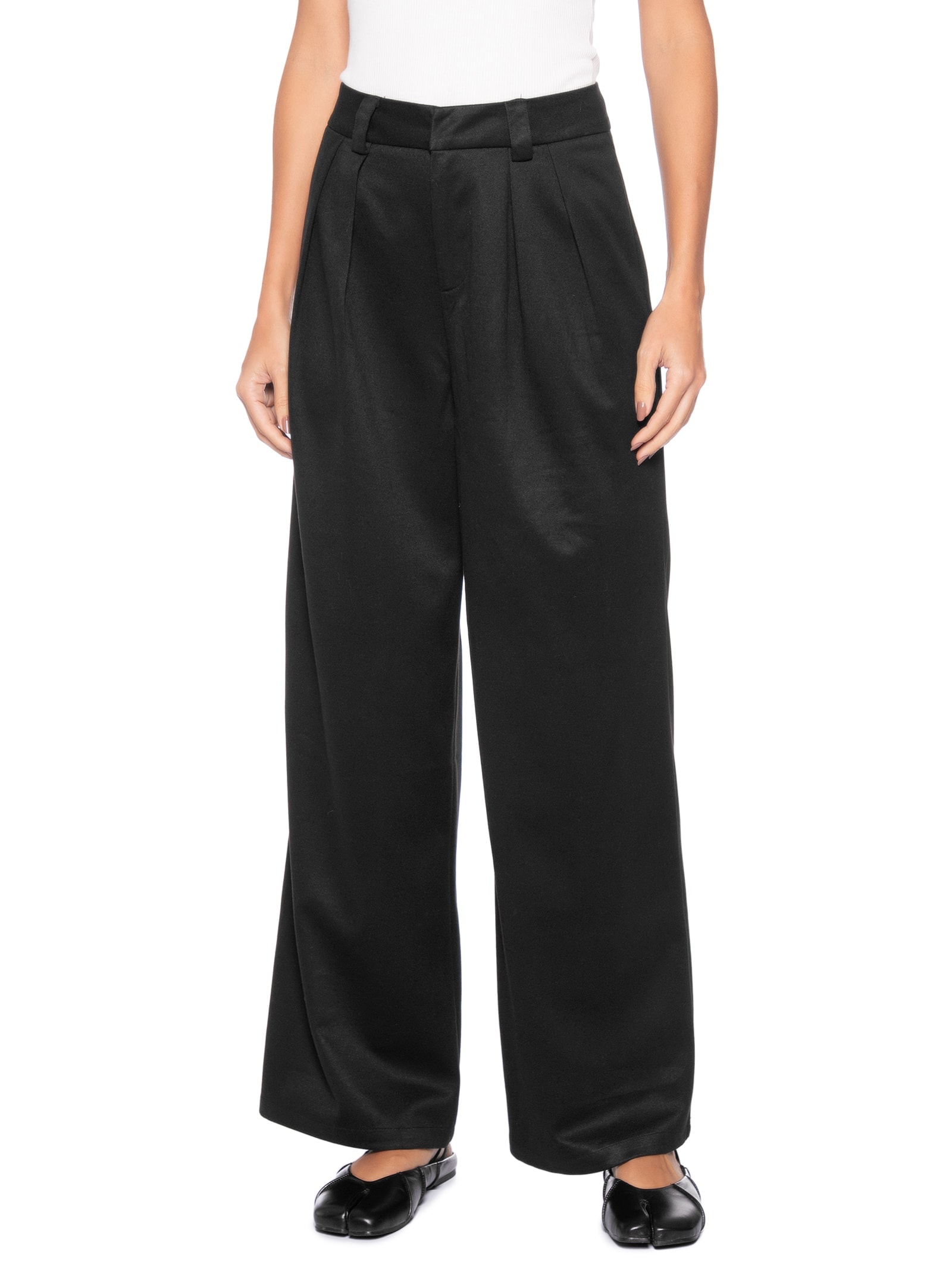 Calça Feminina Alfaiataria Preto Market 33