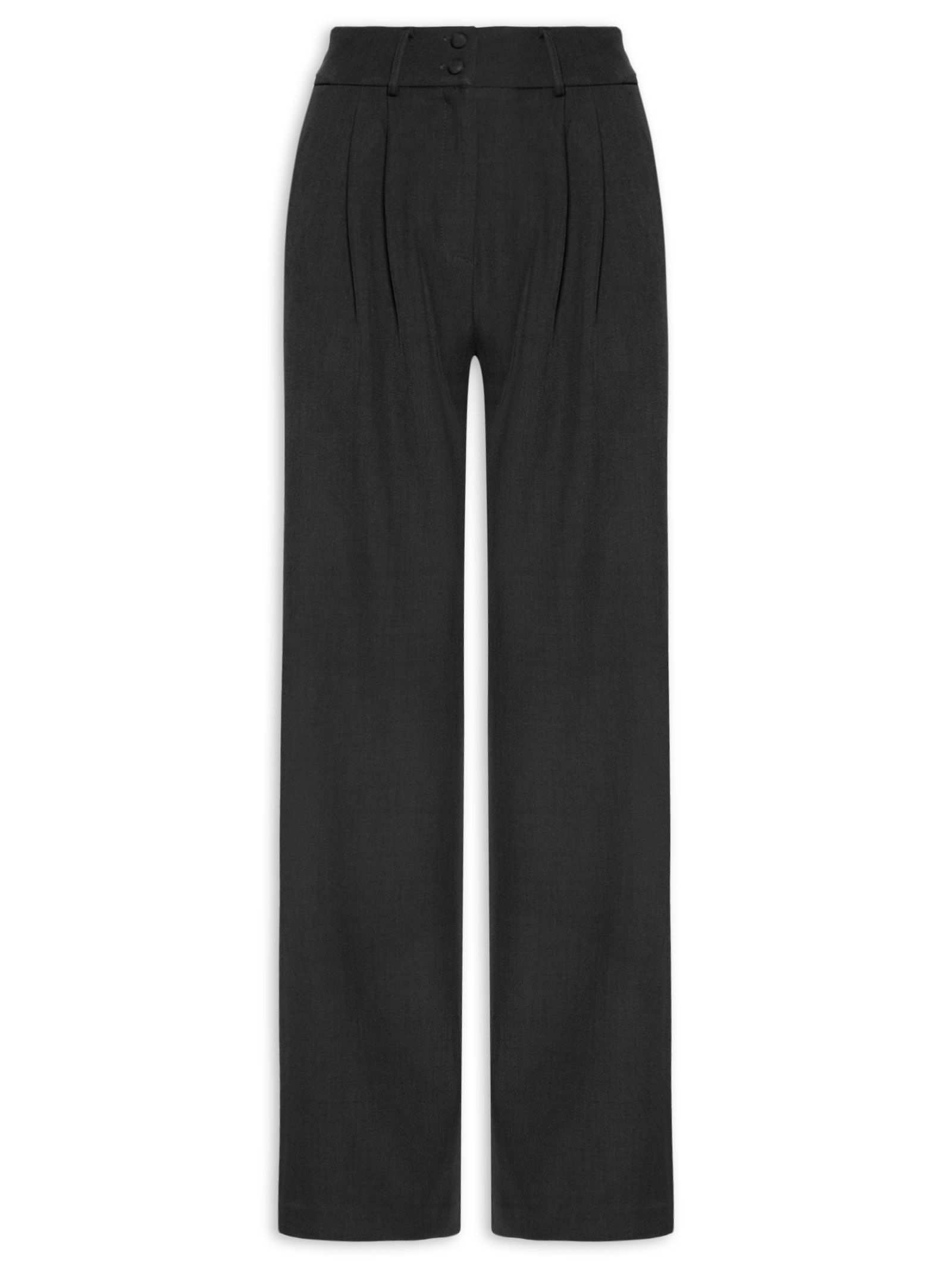 Calça Feminina Alfaiataria Preto Basiq