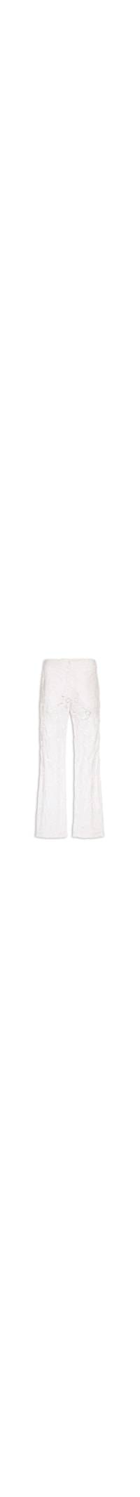 Calça Feminina Alfaiataria Renda - Branco