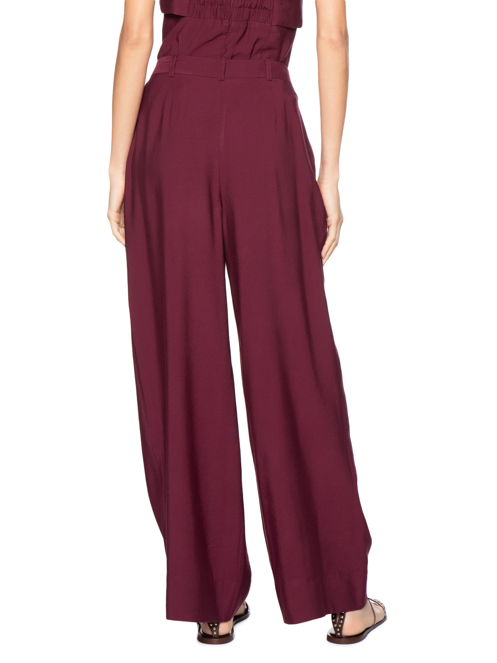 Calça Feminina Alfaiataria Vermelho Dress To