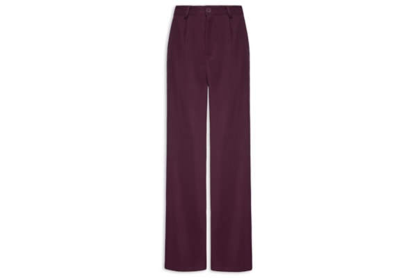Calça Feminina Alfaiataria - Vermelho