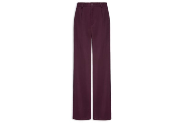 Calça Feminina Alfaiataria - Vermelho