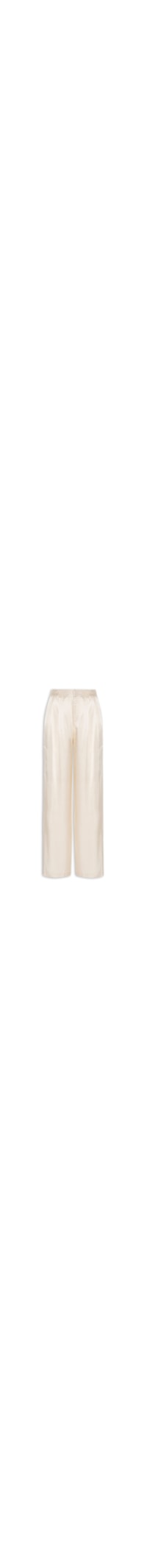 Calça Feminina Alfaiataria Viscose Acetinada - Bege