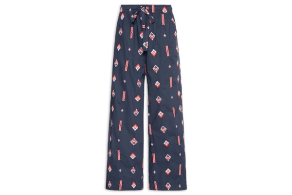 Calça Feminina Alg Bordado Marine – Azul
