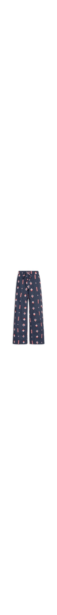 Calça Feminina Alg Bordado Marine – Azul