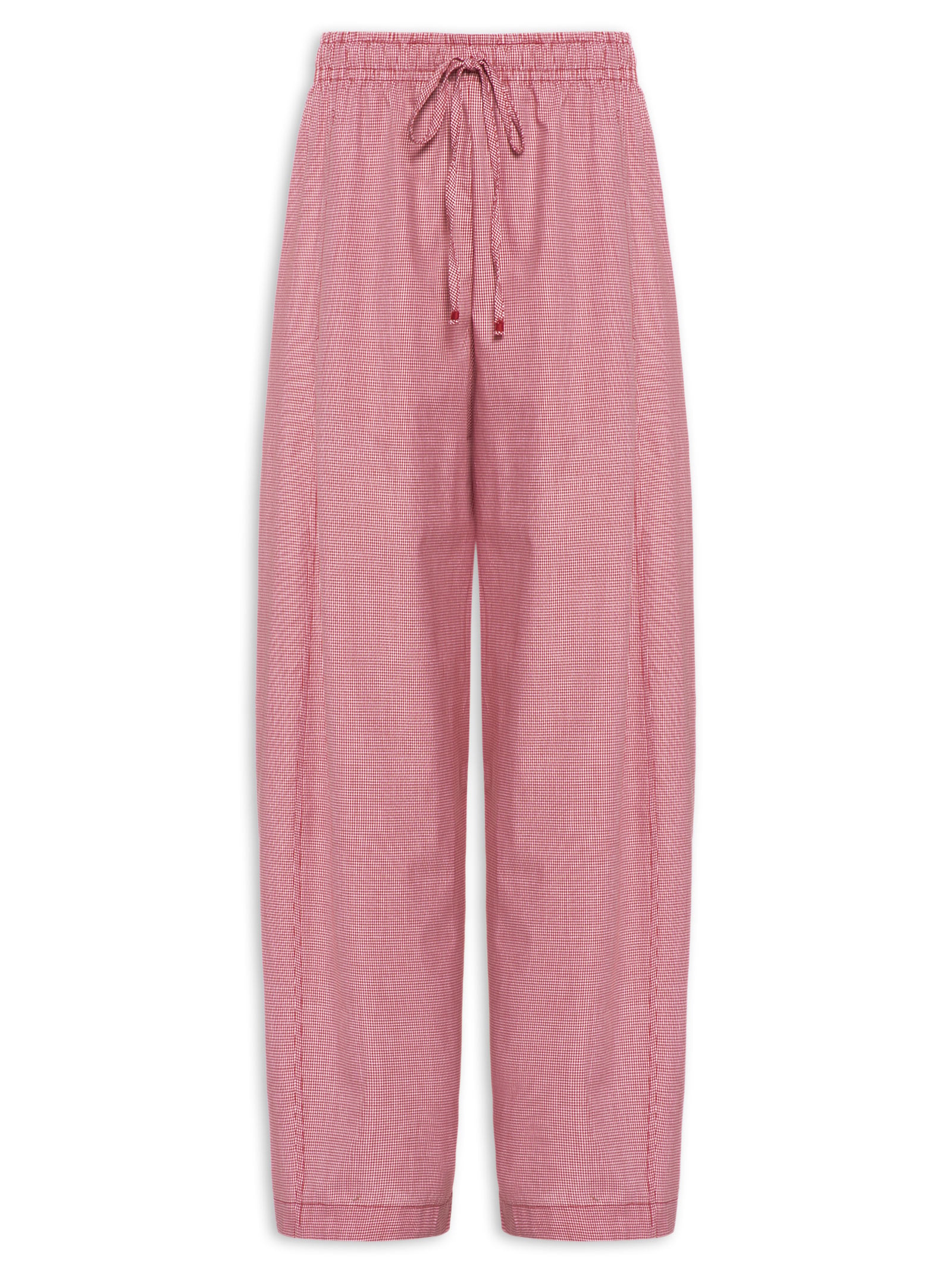 Calça Feminina Alg Vichy Vermelho Cantão