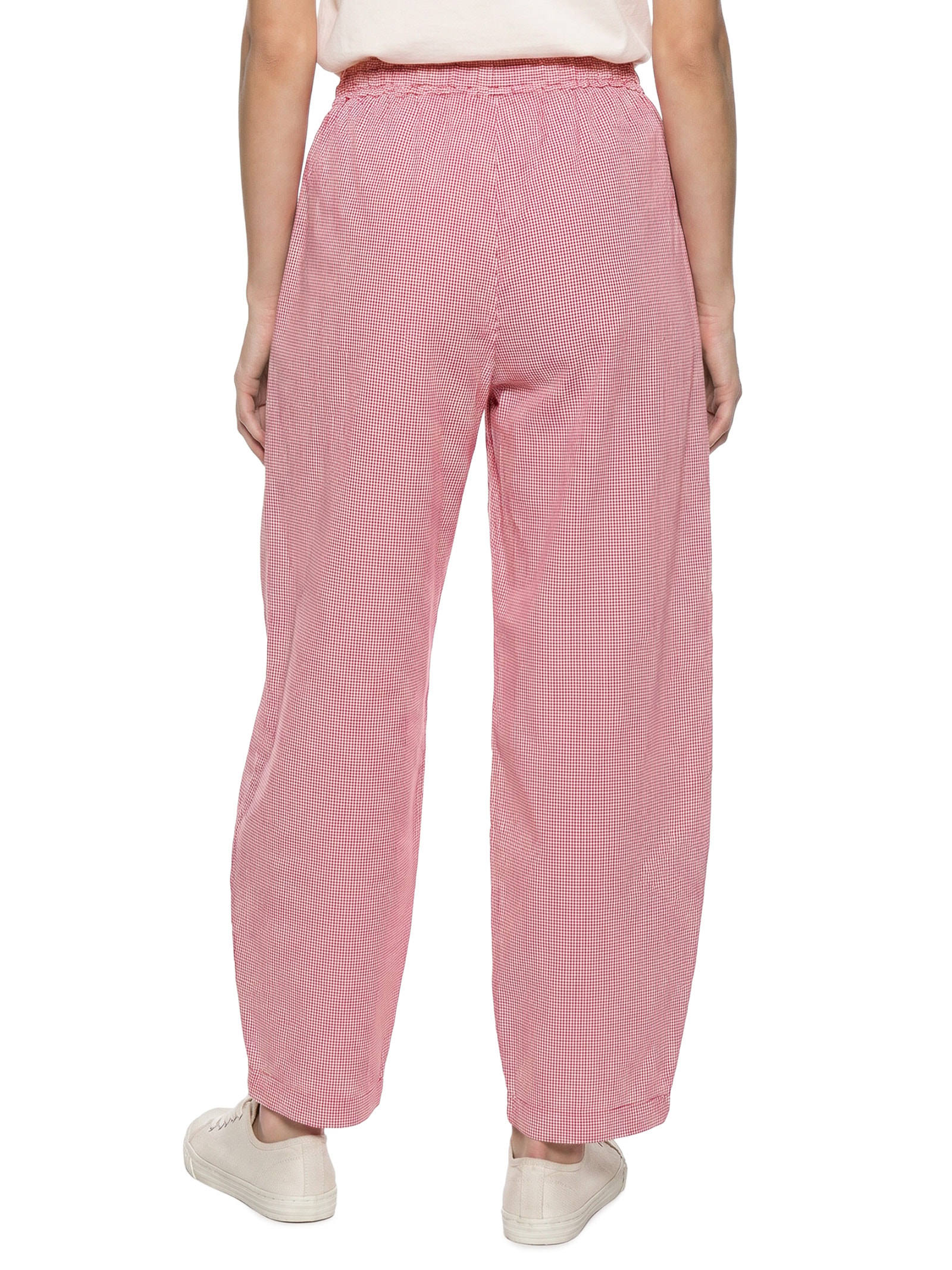 Calça Feminina Alg Vichy Vermelho Cantão