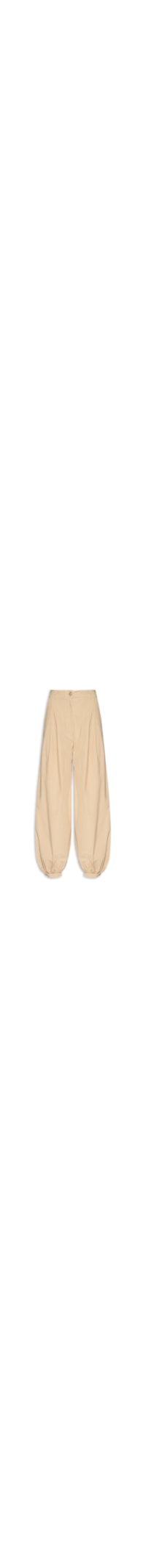 Calça Feminina Algodão Ampla - Bege
