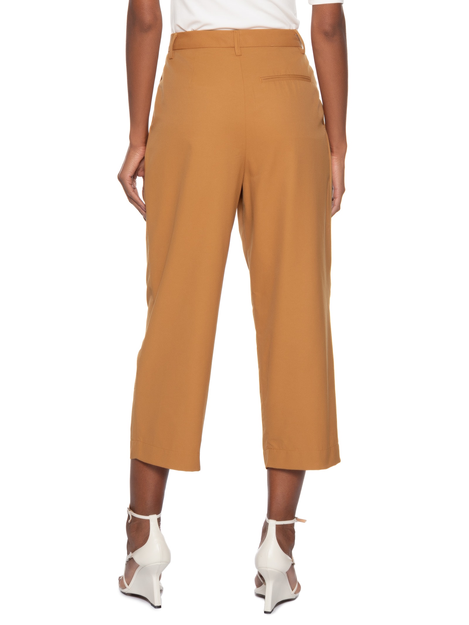 Calça Feminina Algodão Gengibre Marrom Animale