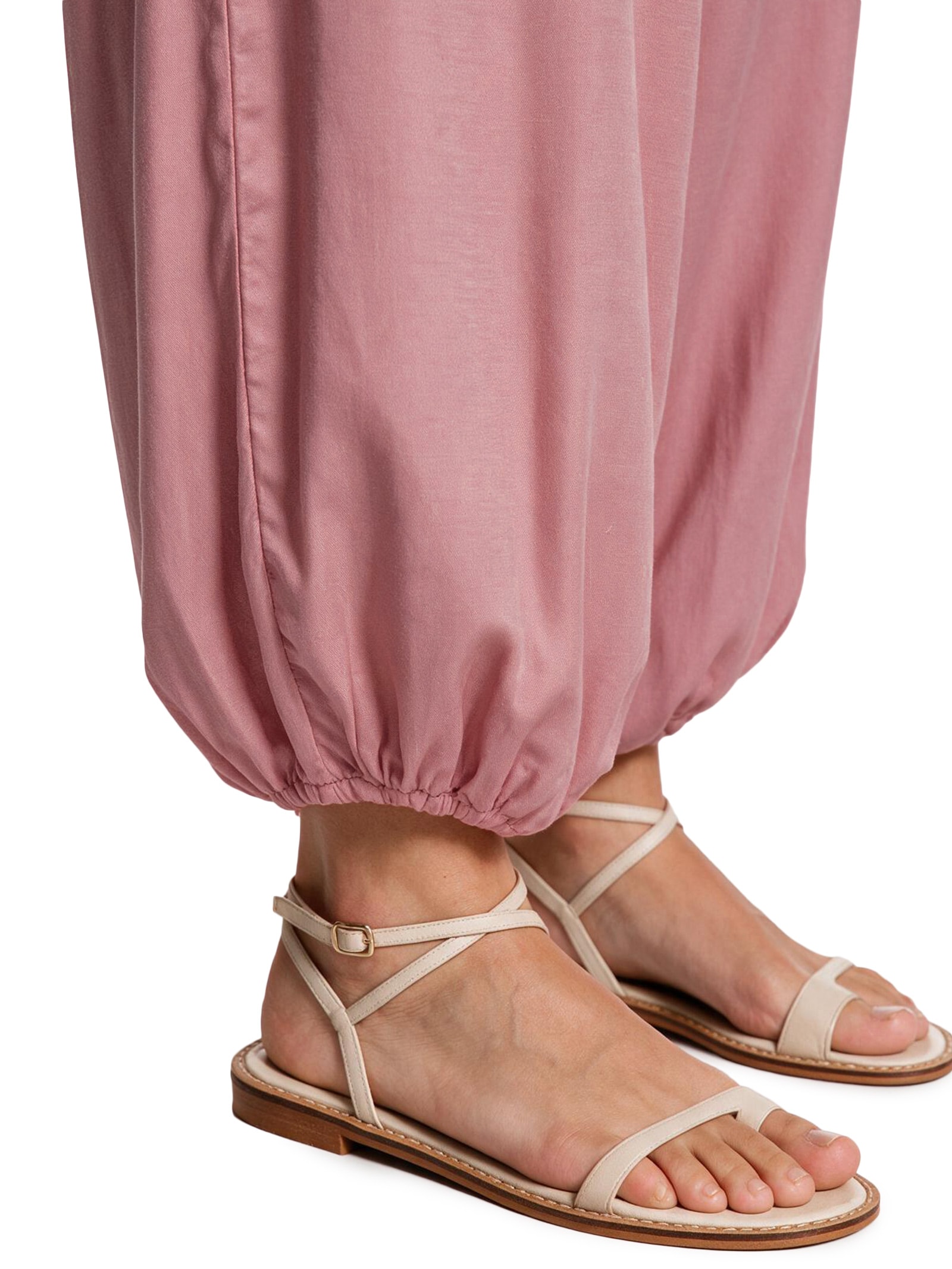 Calça Feminina Alladin Pala Lastex Rosa Cacay