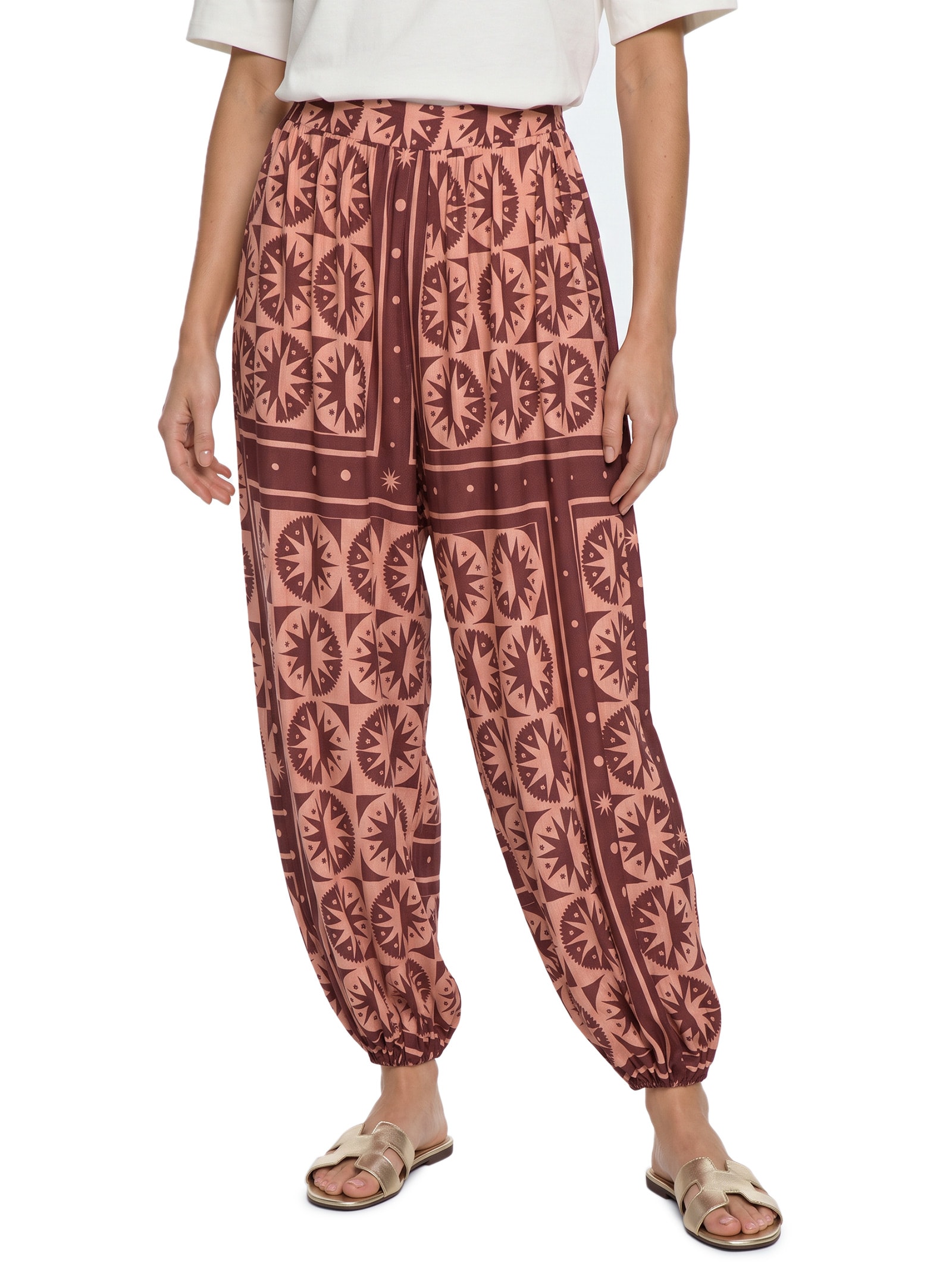 Calça Feminina Alladin – Marrom Cacay