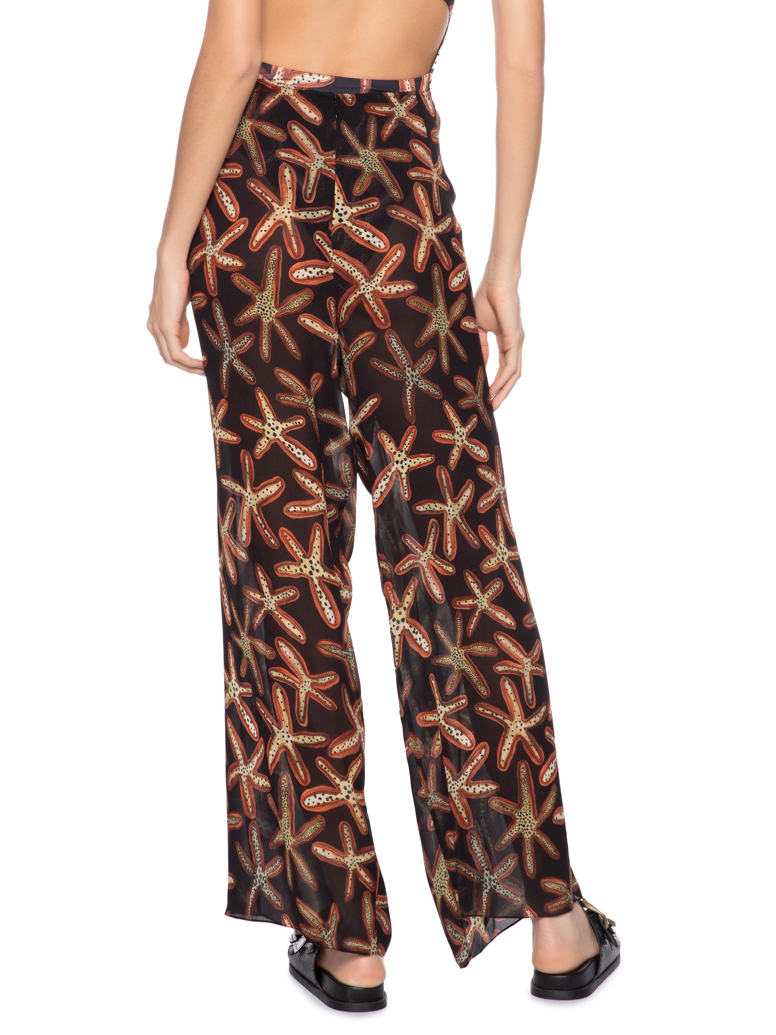 Calça Feminina Amarração Fig Aster Resort Preto Animale Resort