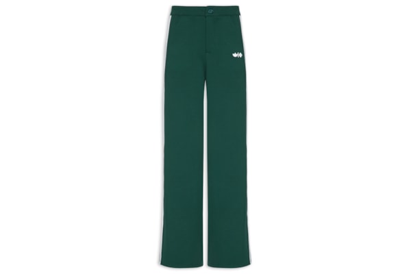 Calça Feminina Amarração Listras - Verde