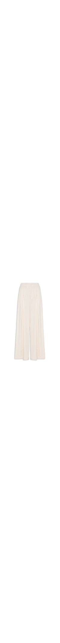 Calça Feminina Ampla Com Linho - Off White