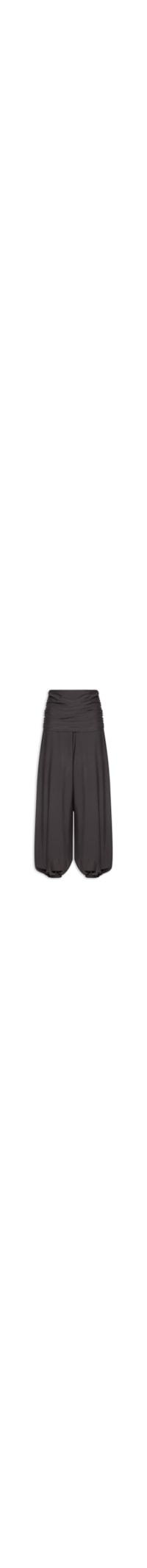 Calça Feminina Ampla De Malha - Marrom