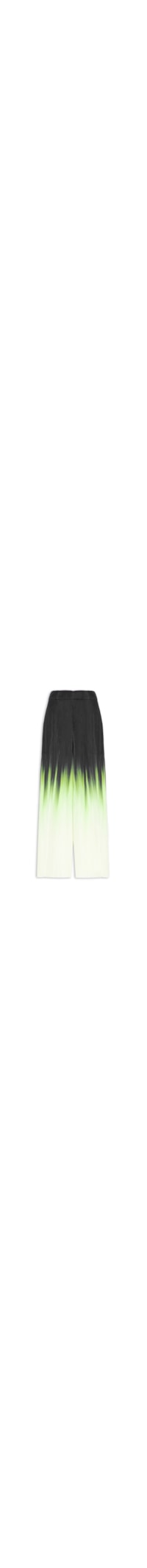 Calça Feminina Ampla Plisse Blurred Neon - Preto