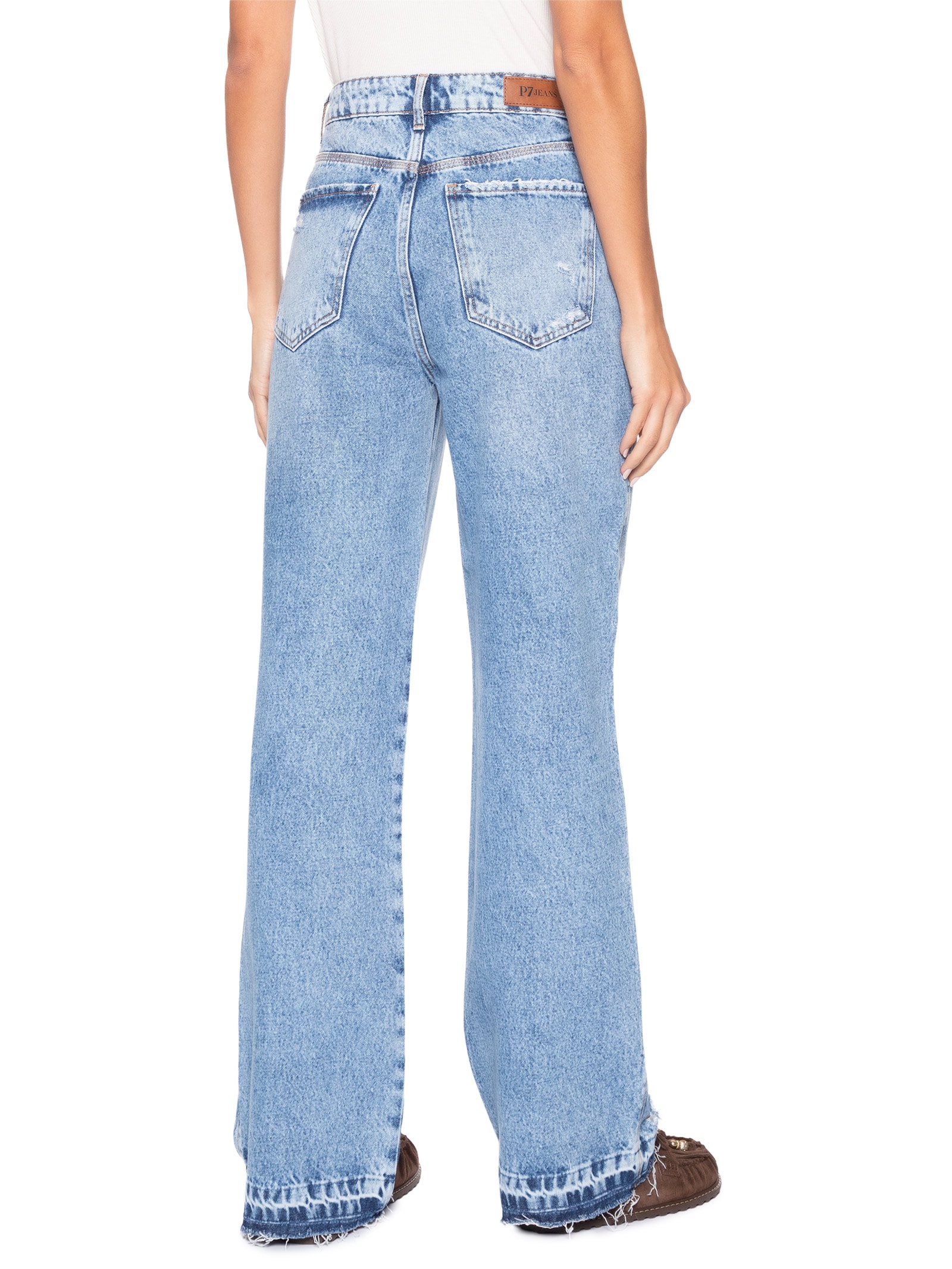 Calça Feminina Ane Azul P7 Jeans