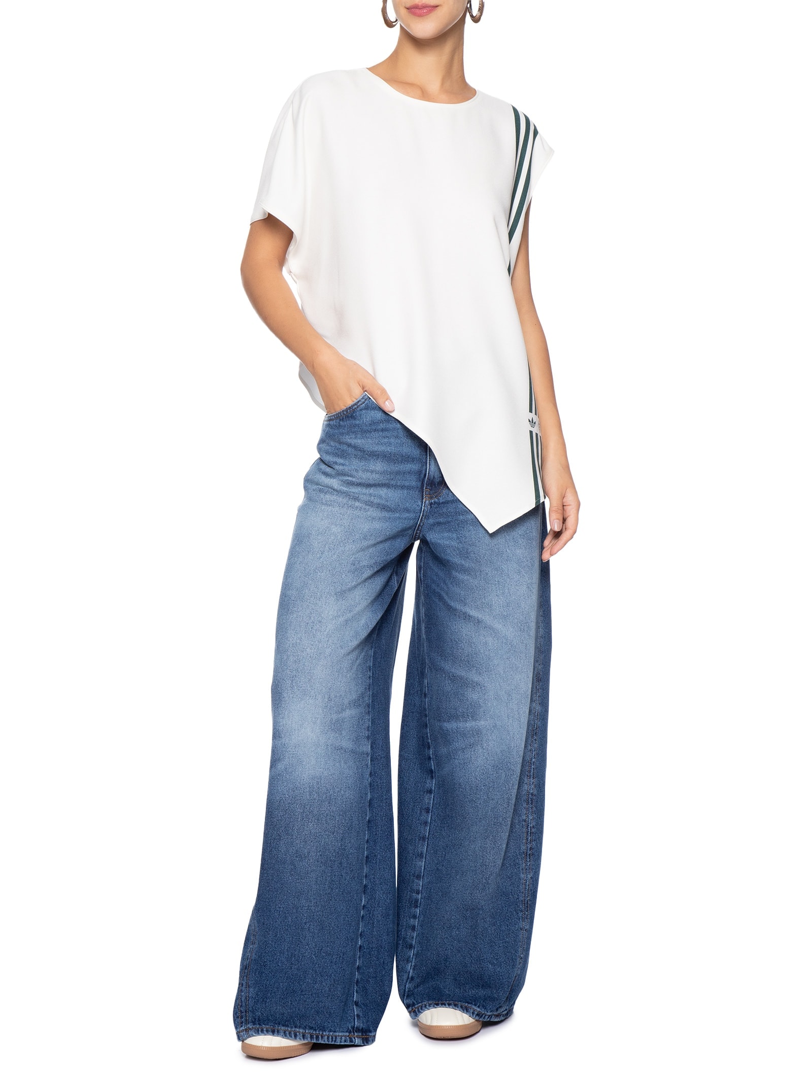 Calça Feminina  Azul Forum + Adidas