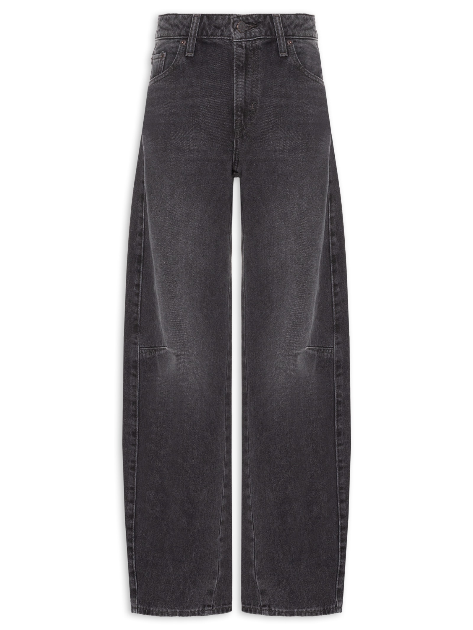 Calça Feminina Baggy Dad Barrel Preto Levi's