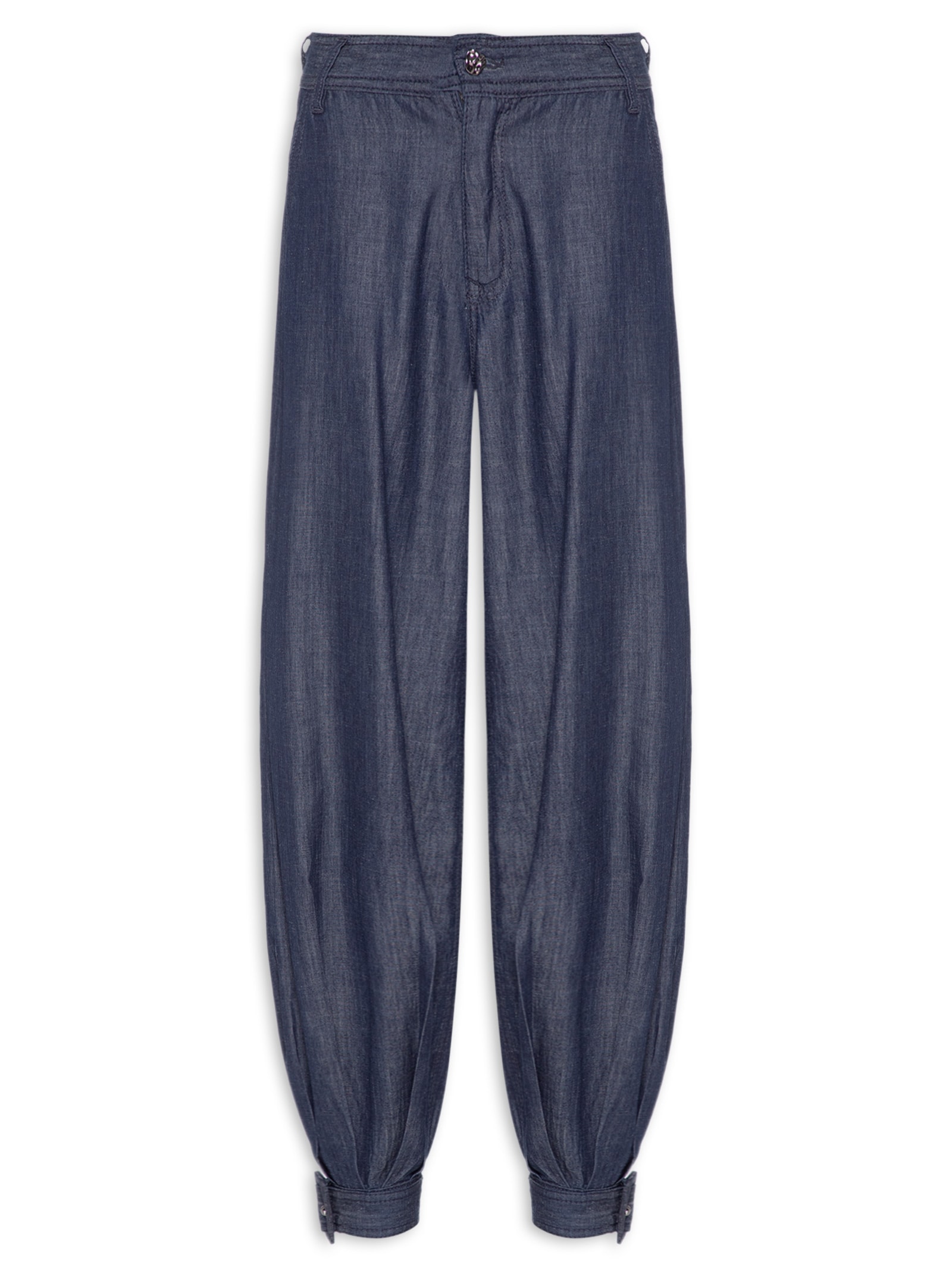 Calça Feminina Baggy Jeans Azul Lez A Lez