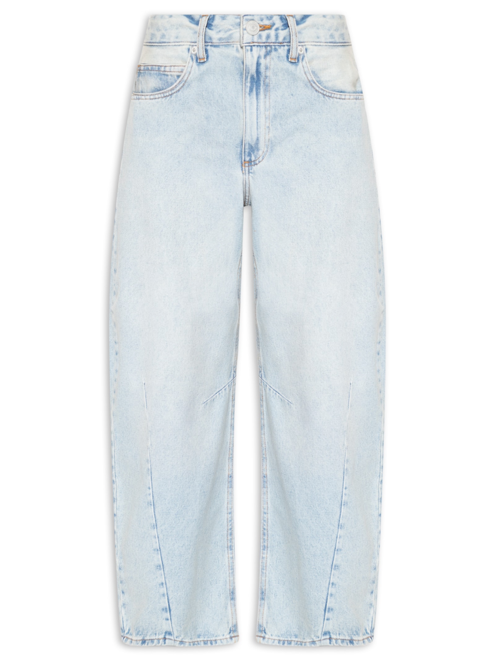 Calça Feminina Baggy Jeans Azul Hering