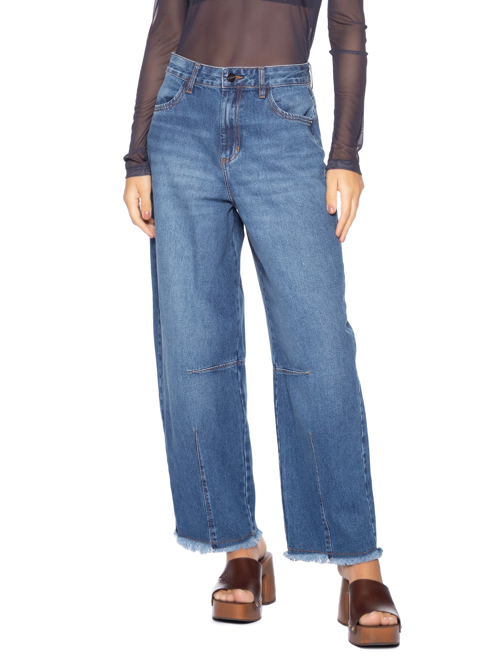 Calça Feminina Ballon Anastasia Azul Le Lis