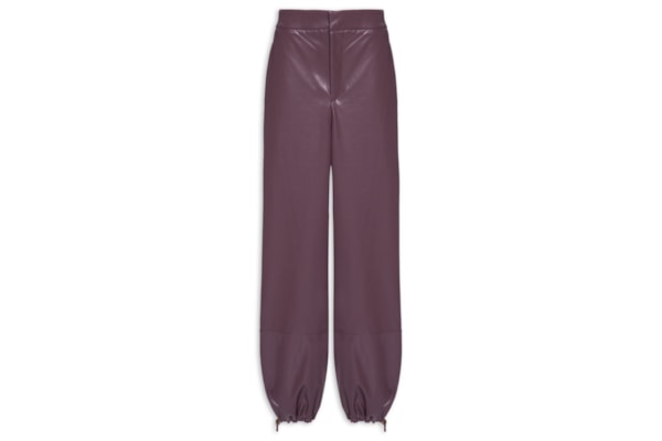 Calça Feminina Ballon Cintura Média - Vermelho