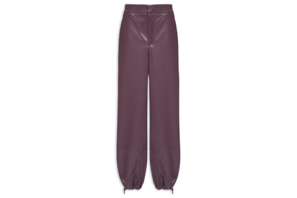 Calça Feminina Ballon Cintura Média - Vermelho