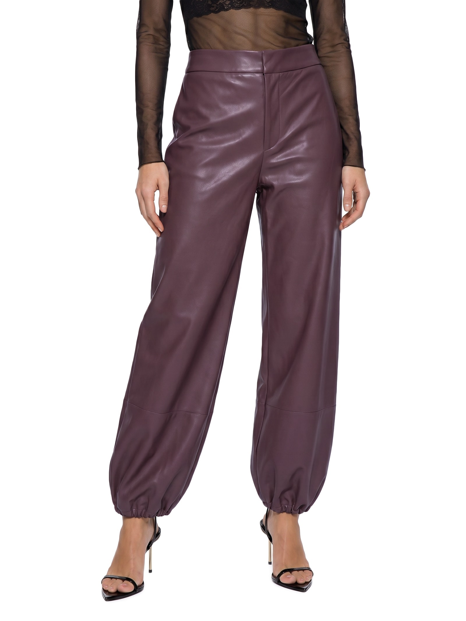 Calça Feminina Ballon Cintura Média Vermelho Lança Perfume