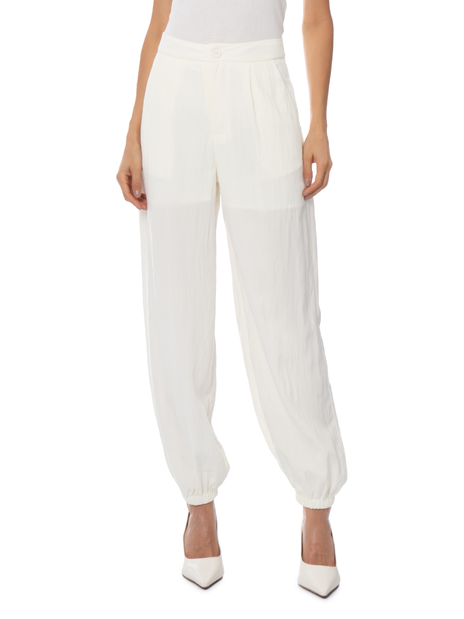 Calça Feminina Ballon– Off White '2Essential