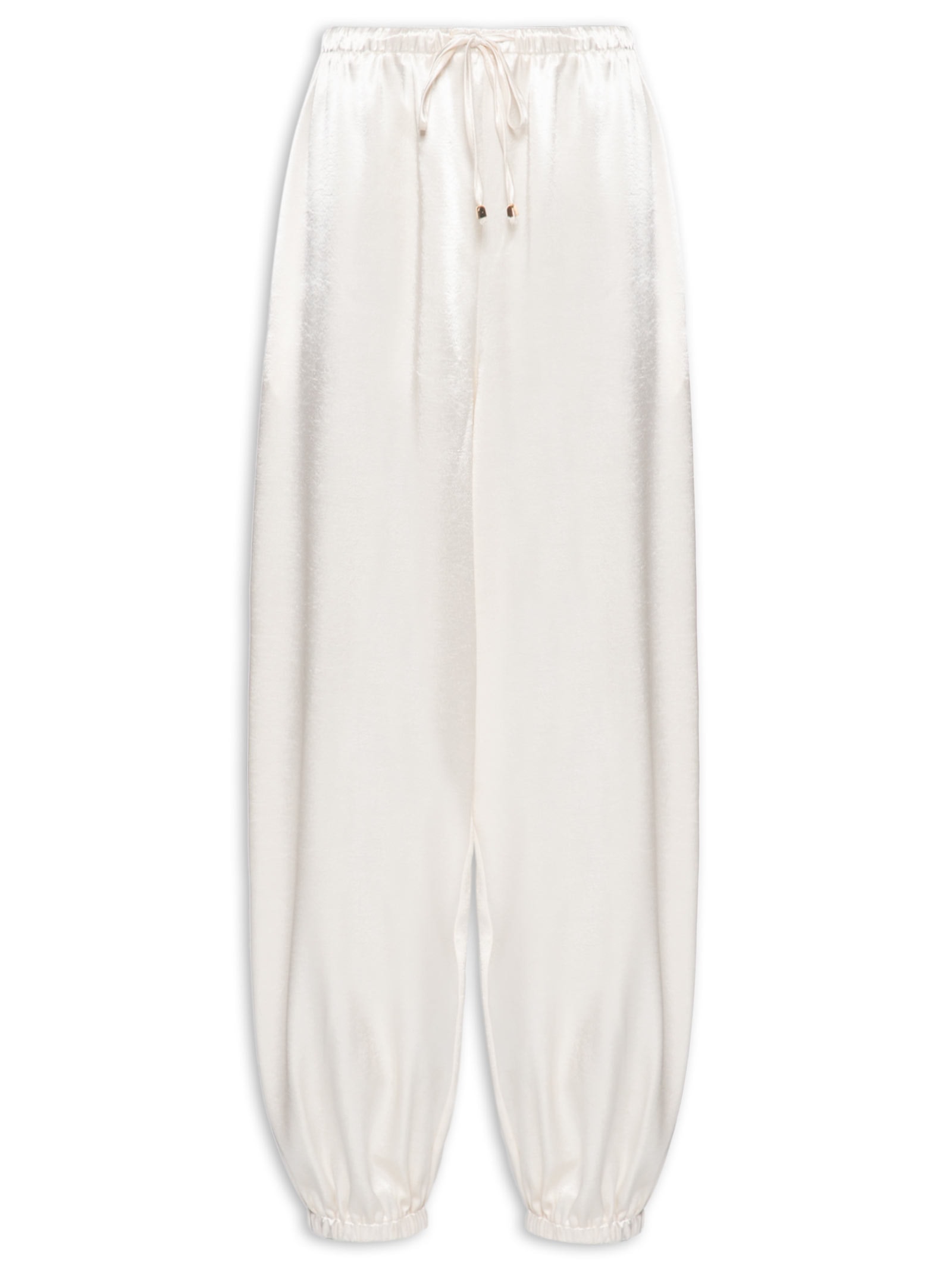 Calça Feminina Balloon Acetinada Off White Market 33