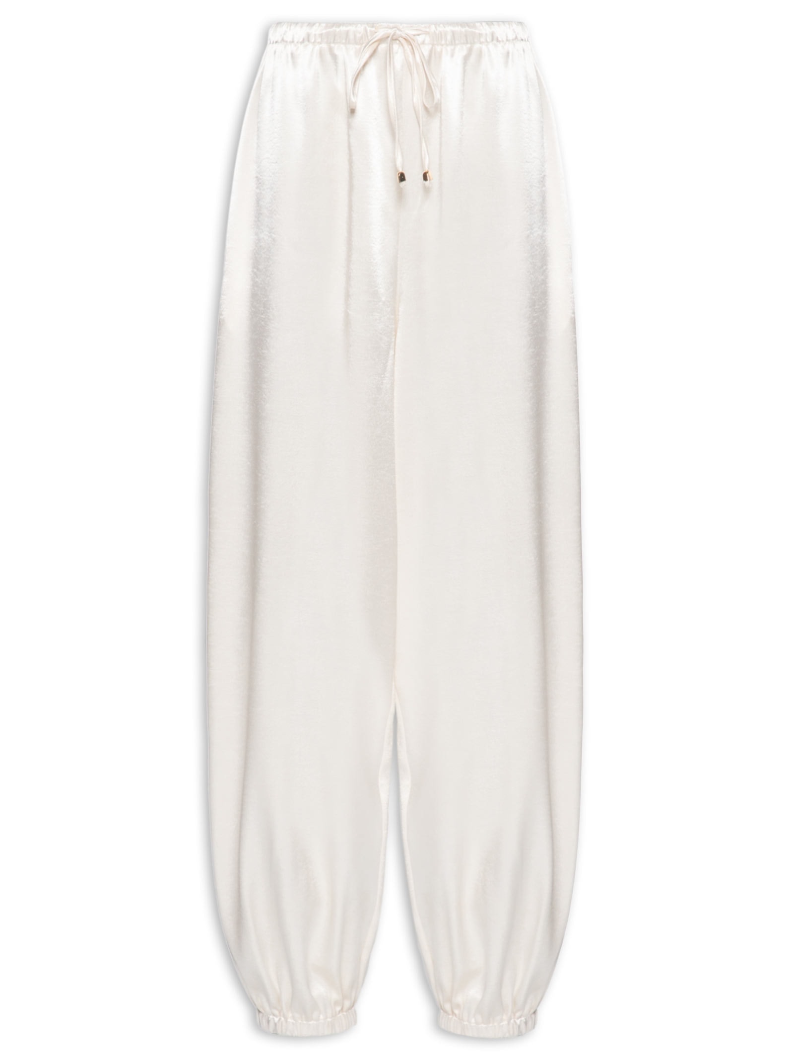 Calça Feminina Balloon Acetinada Off White Market 33