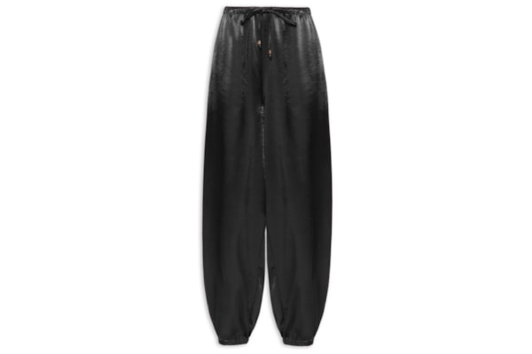 Calça Feminina Balloon Acetinada - Preto