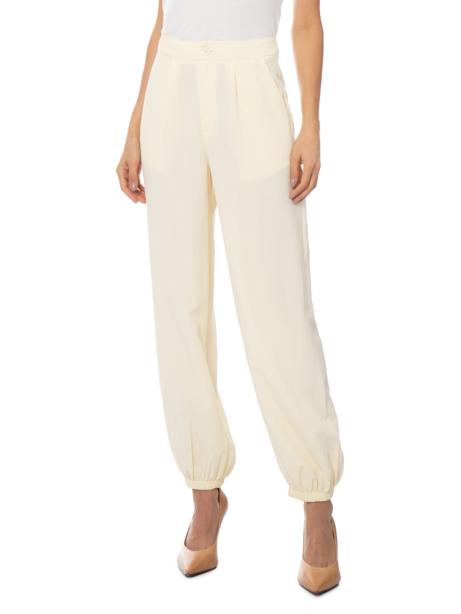 Calça Feminina Balloon Amarelo '2Essential