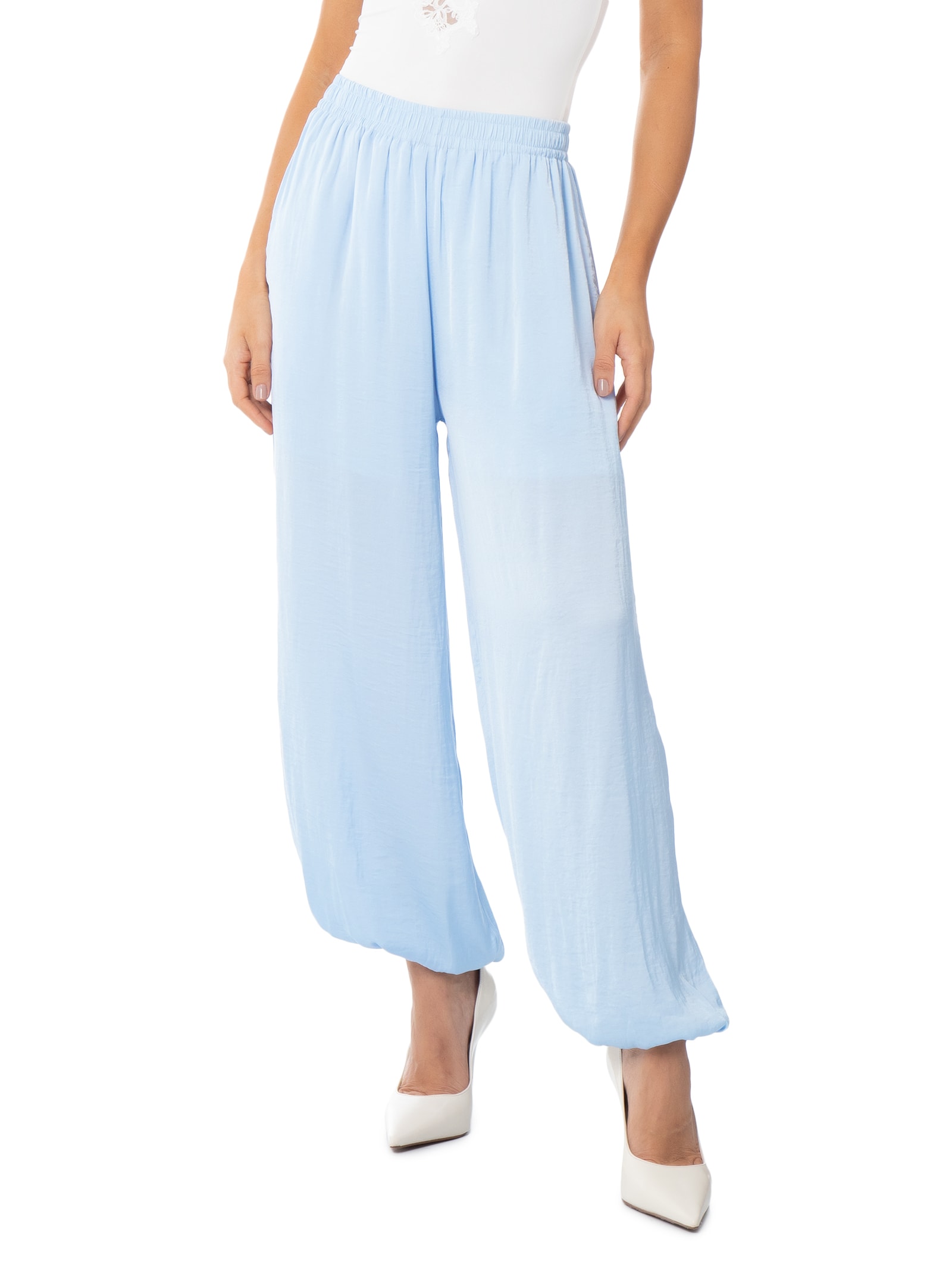 Calça Feminina Balloon Azul '2Essential