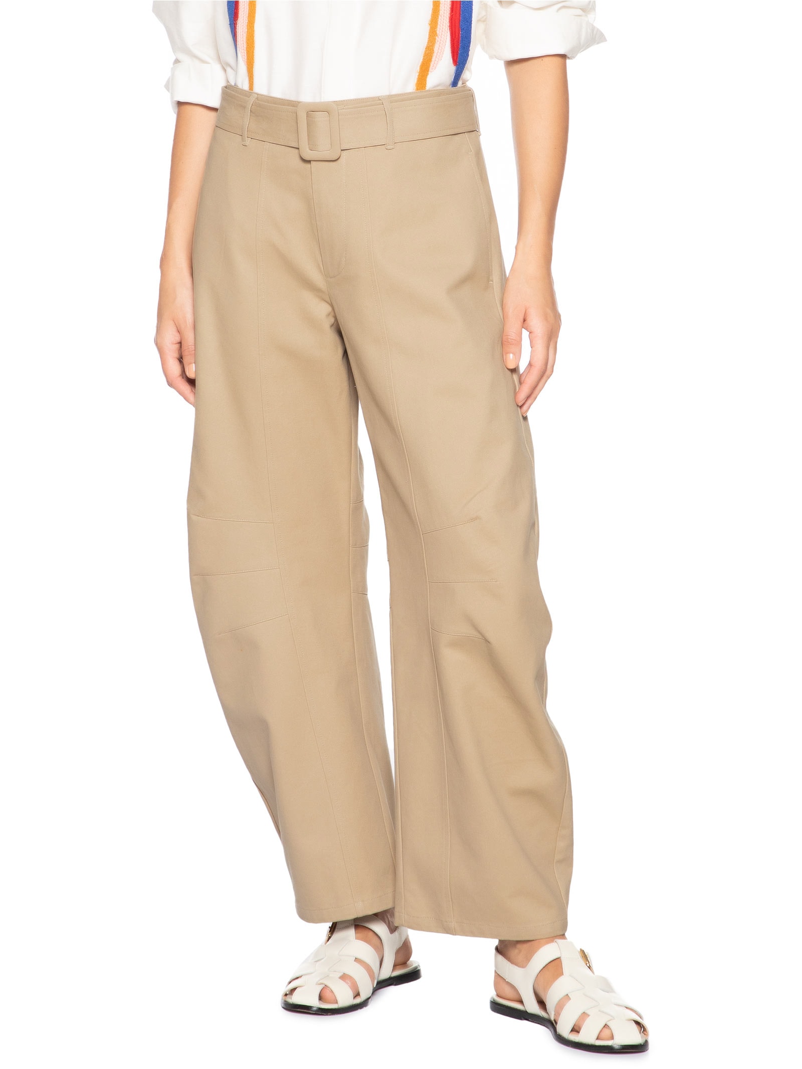 Calça Feminina Balloon Bege Farm