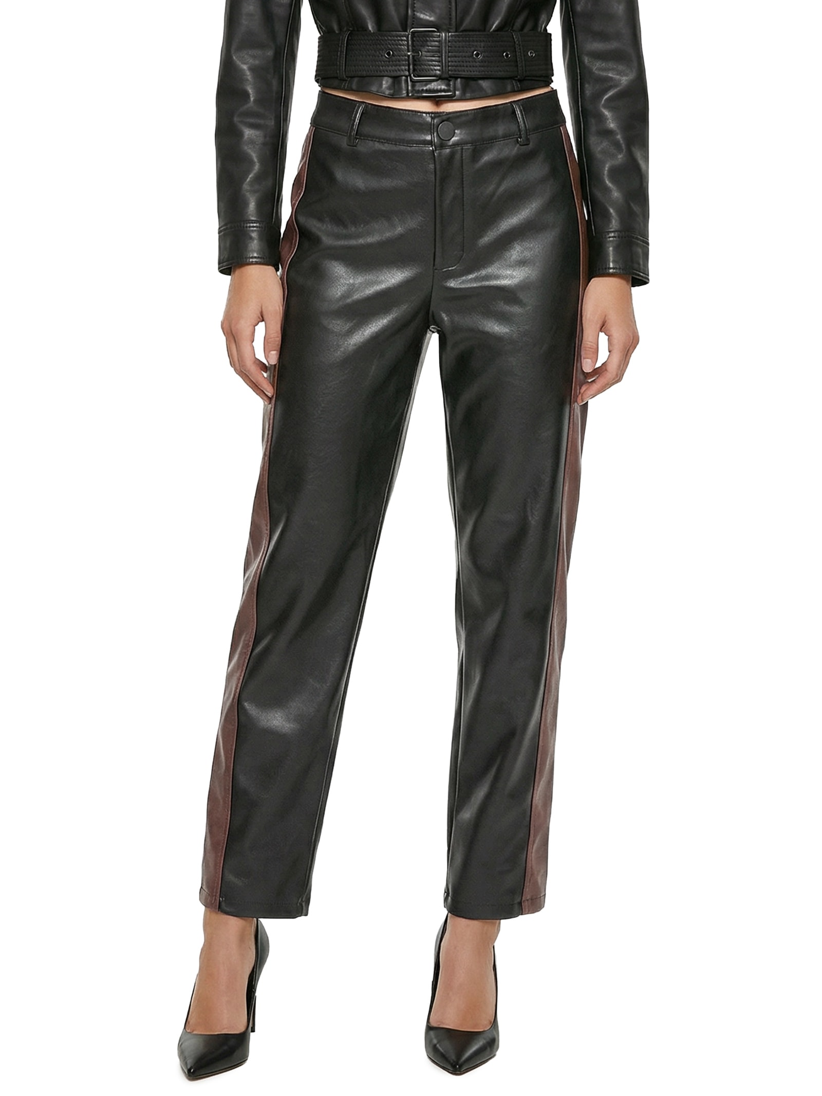 Calça Feminina Balloon Bicolor Preto My Favorite