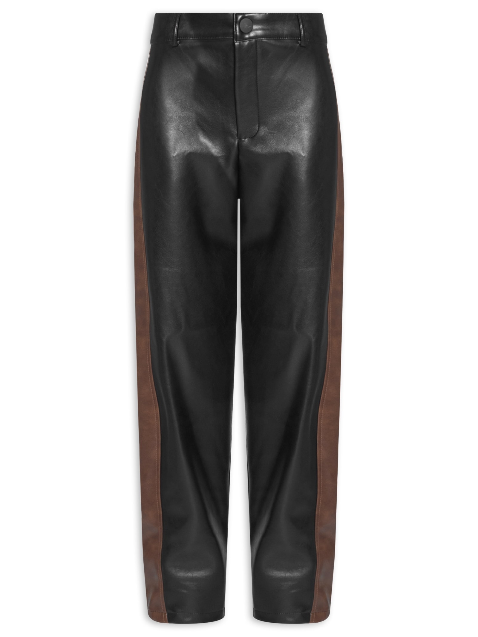 Calça Feminina Balloon Bicolor Preto My Favorite