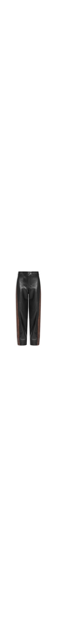 Calça Feminina Balloon Bicolor - Preto