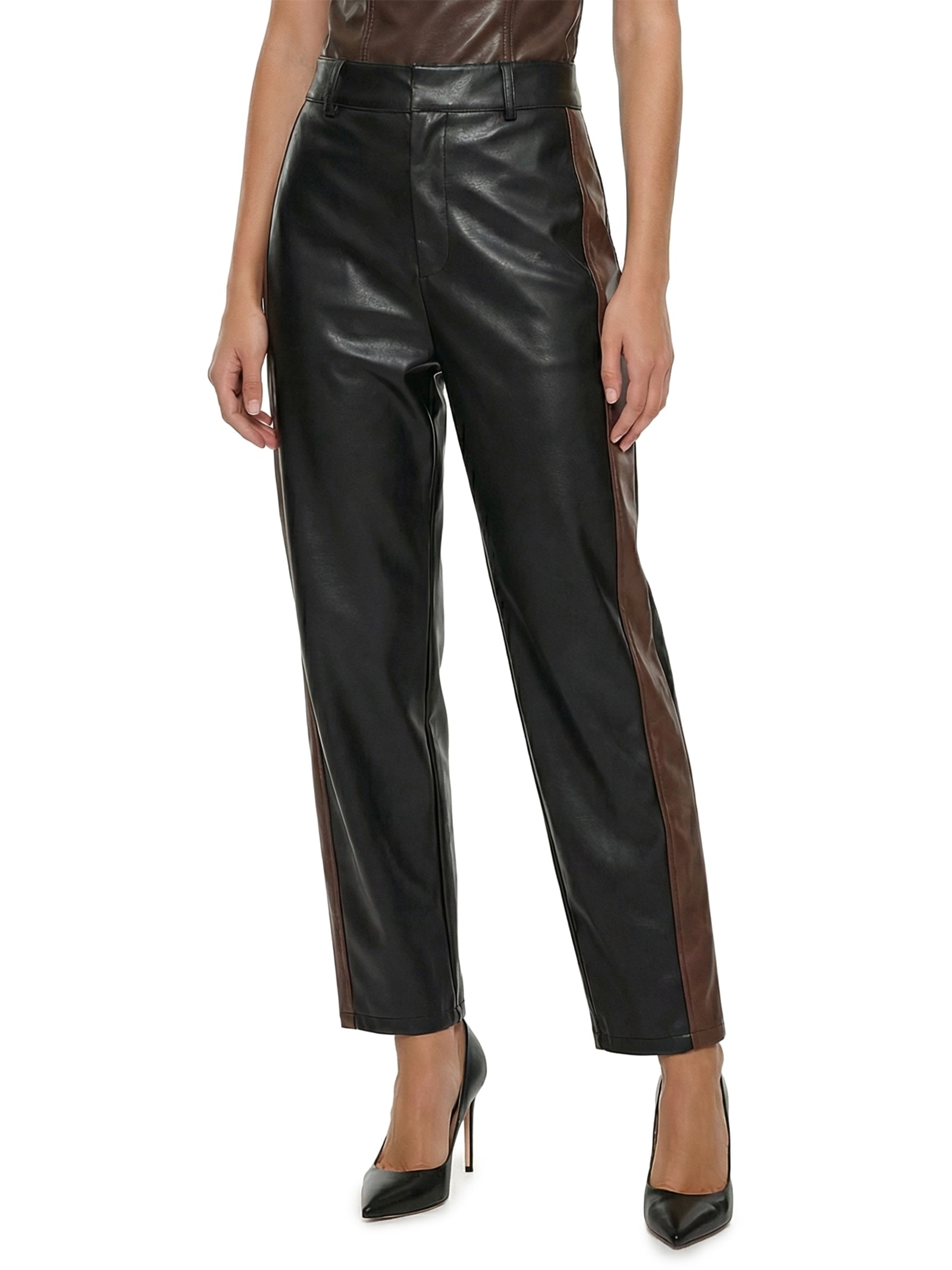 Calça Feminina Balloon Bicolor Preto My Favorite