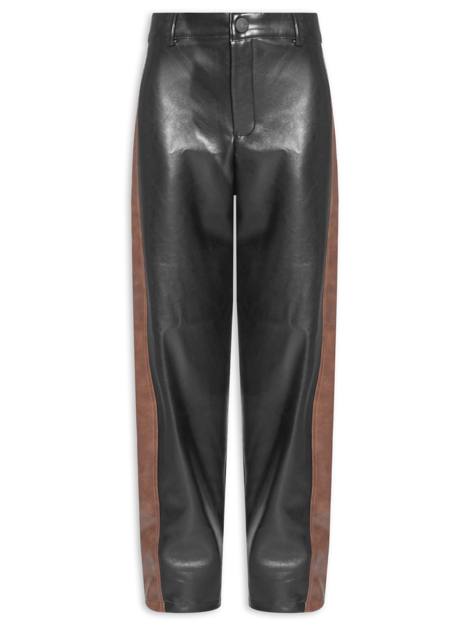 Calça Feminina Balloon Bicolor Preto My Favorite