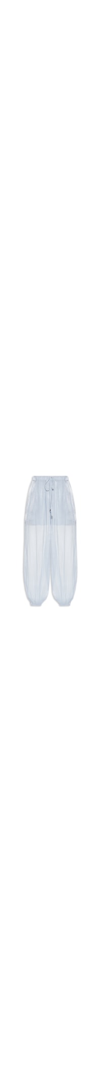 Calça Feminina Balloon Com Fecho De Amarração - Azul