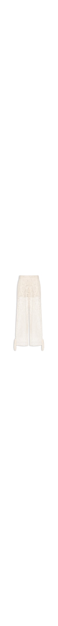 Calça Feminina Balloon Em Renda - Off White