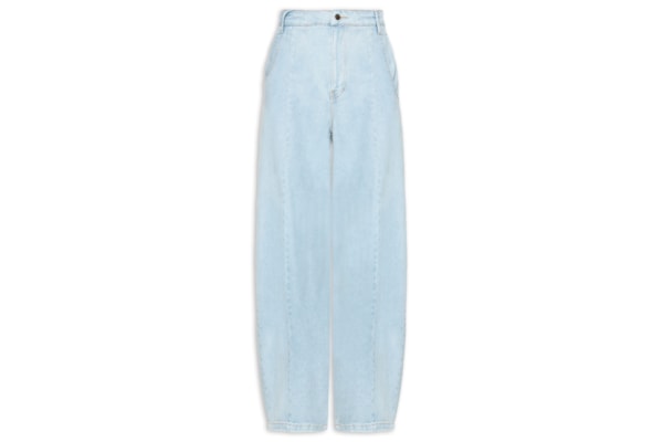 Calça Feminina Balloon Jeans - Azul