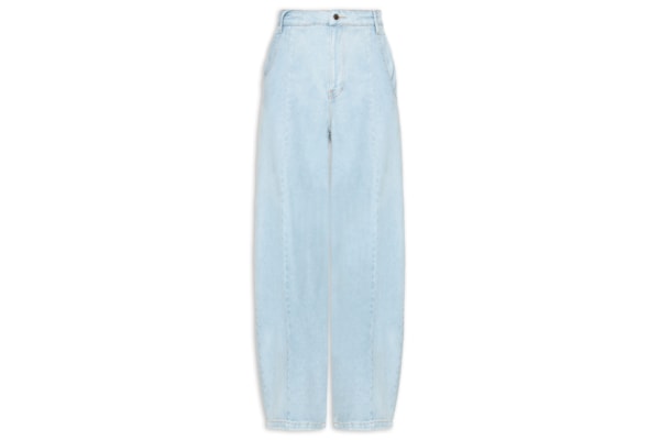 Calça Feminina Balloon Jeans - Azul