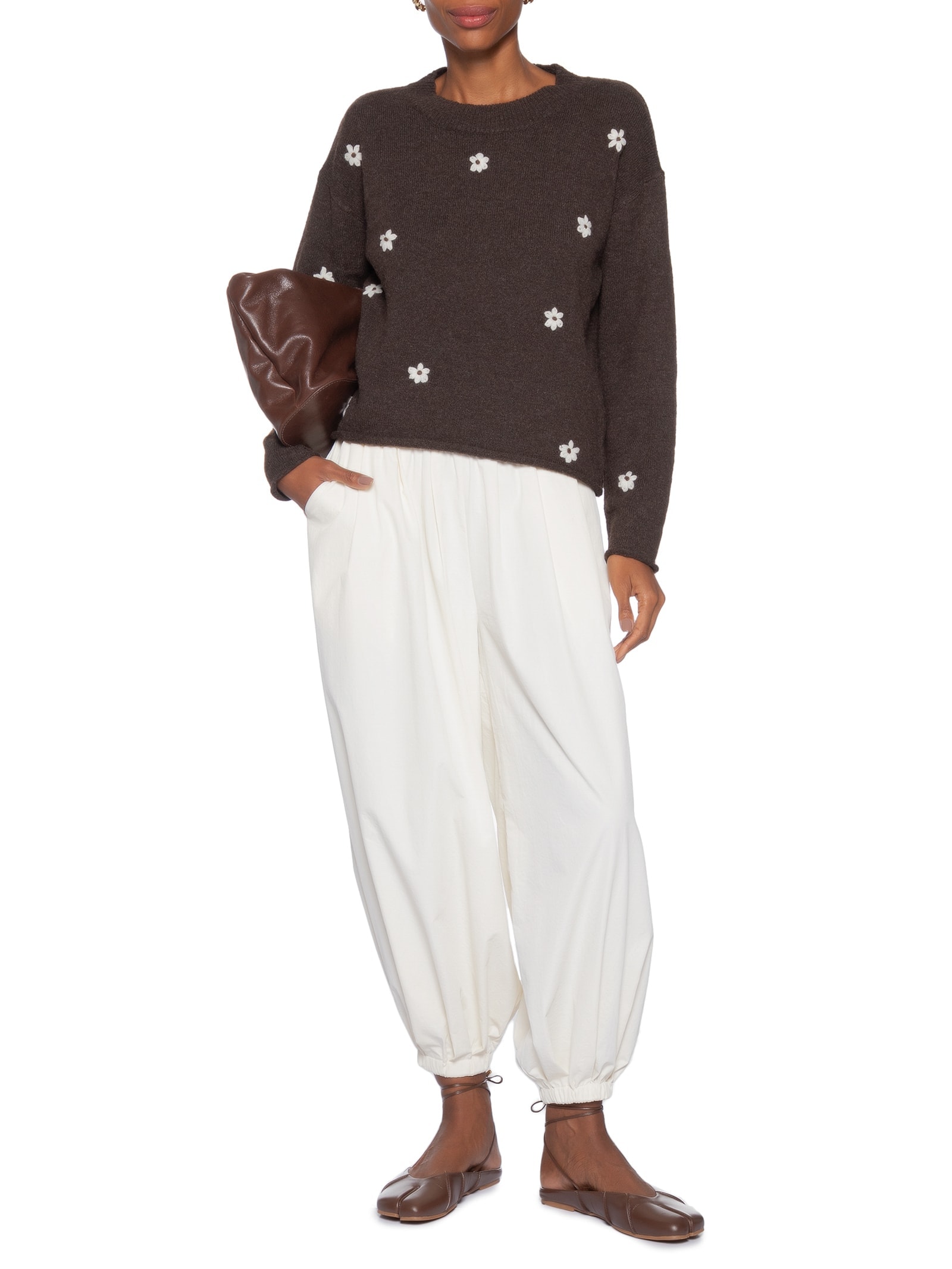 Calça Feminina  Balloon Off White Market 33