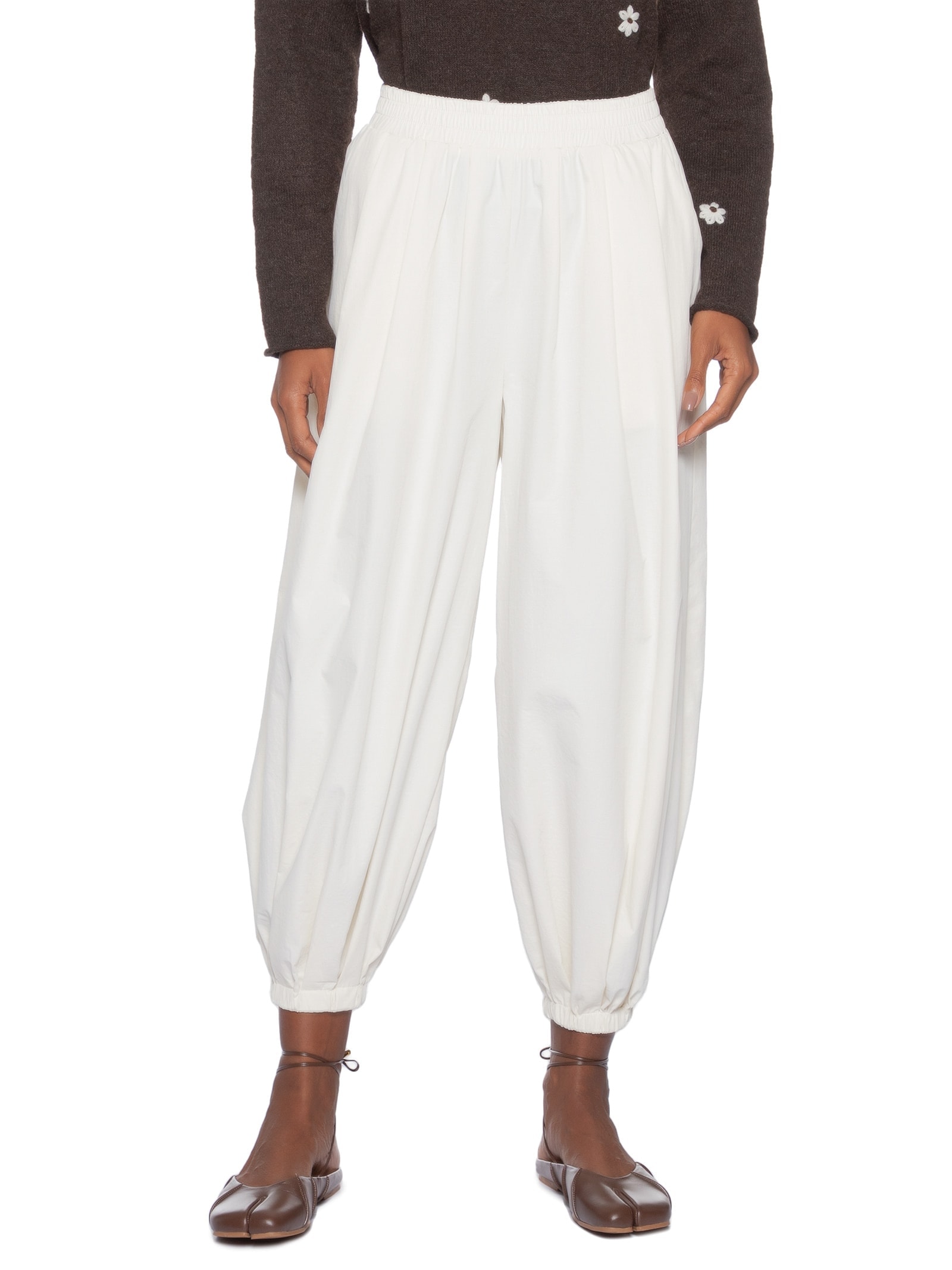 Calça Feminina  Balloon Off White Market 33